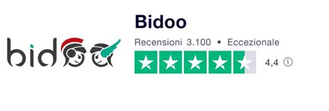 BIDOO Recensioni: voto 4,62 su 5 .